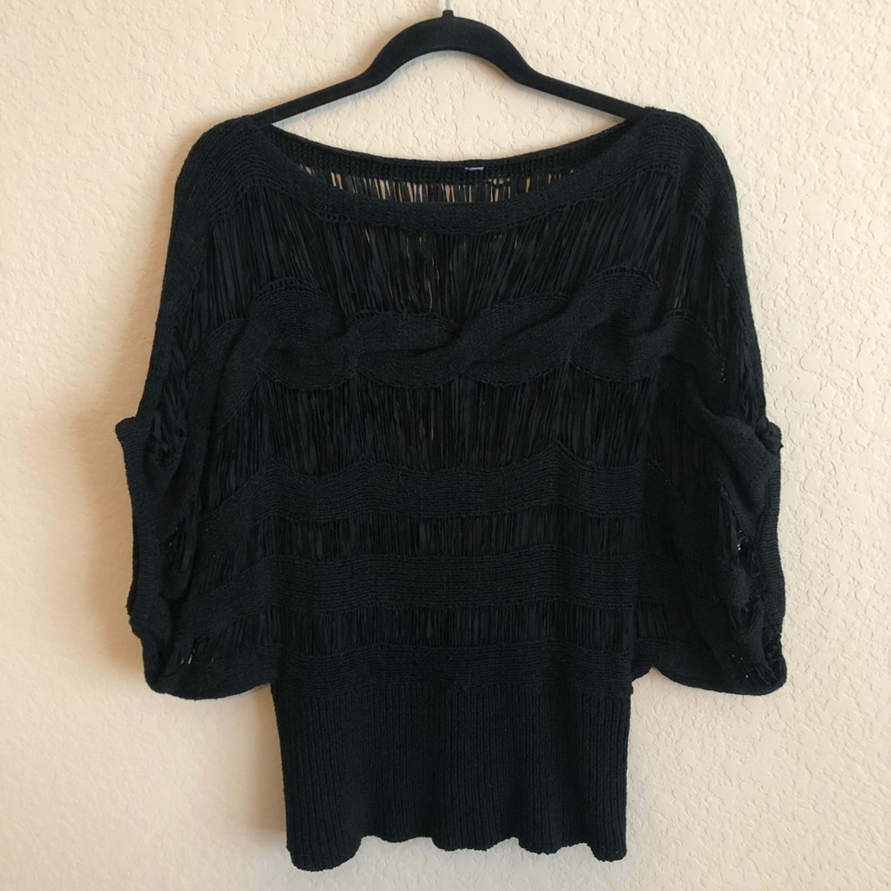 Cable knit sweater